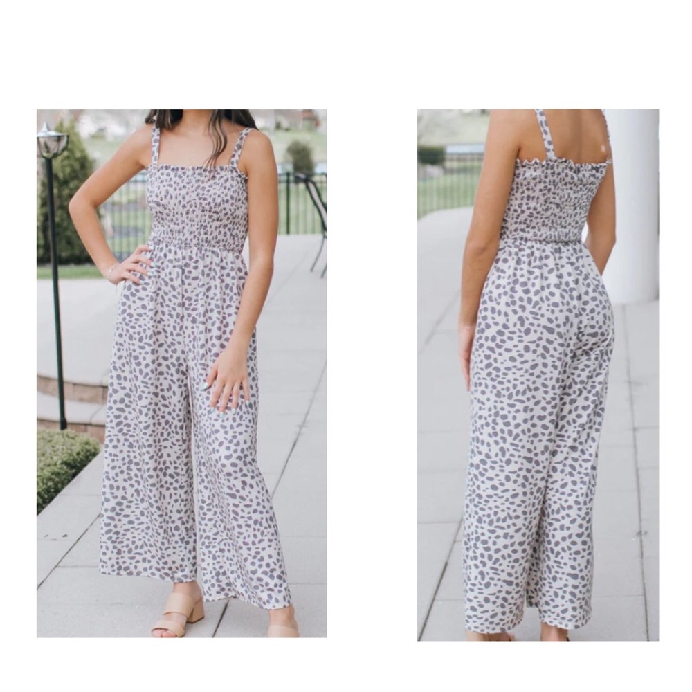 Talulah Cropped Wide Leg Jumpsuit